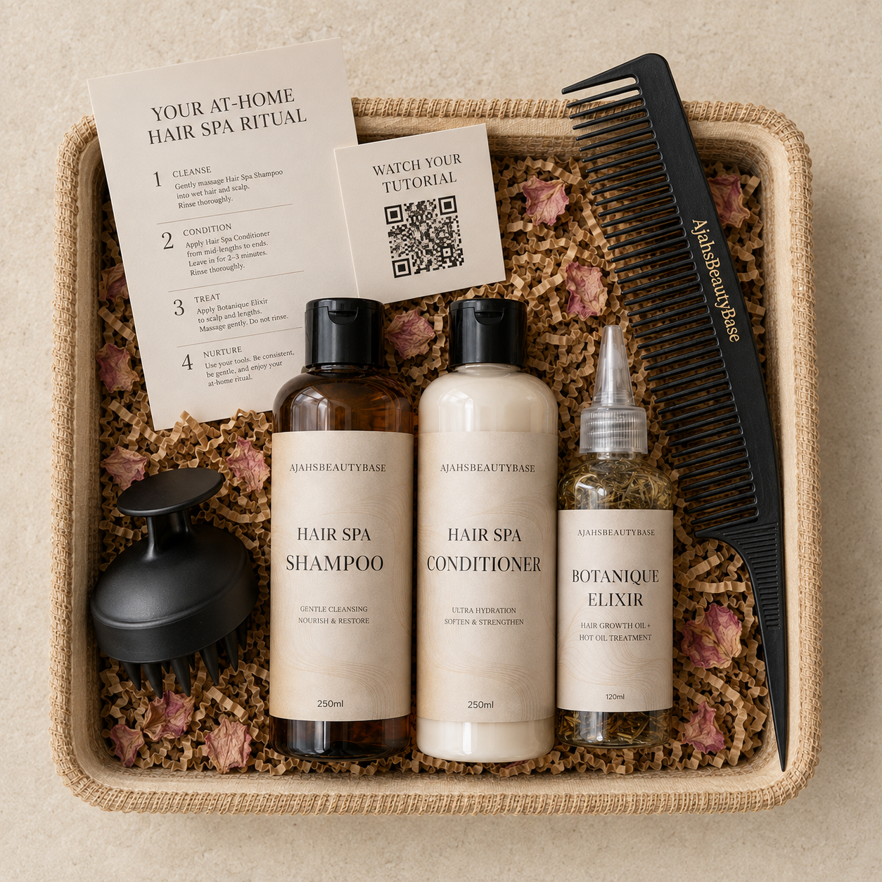 At home hair spa package 🧖🏽♀️