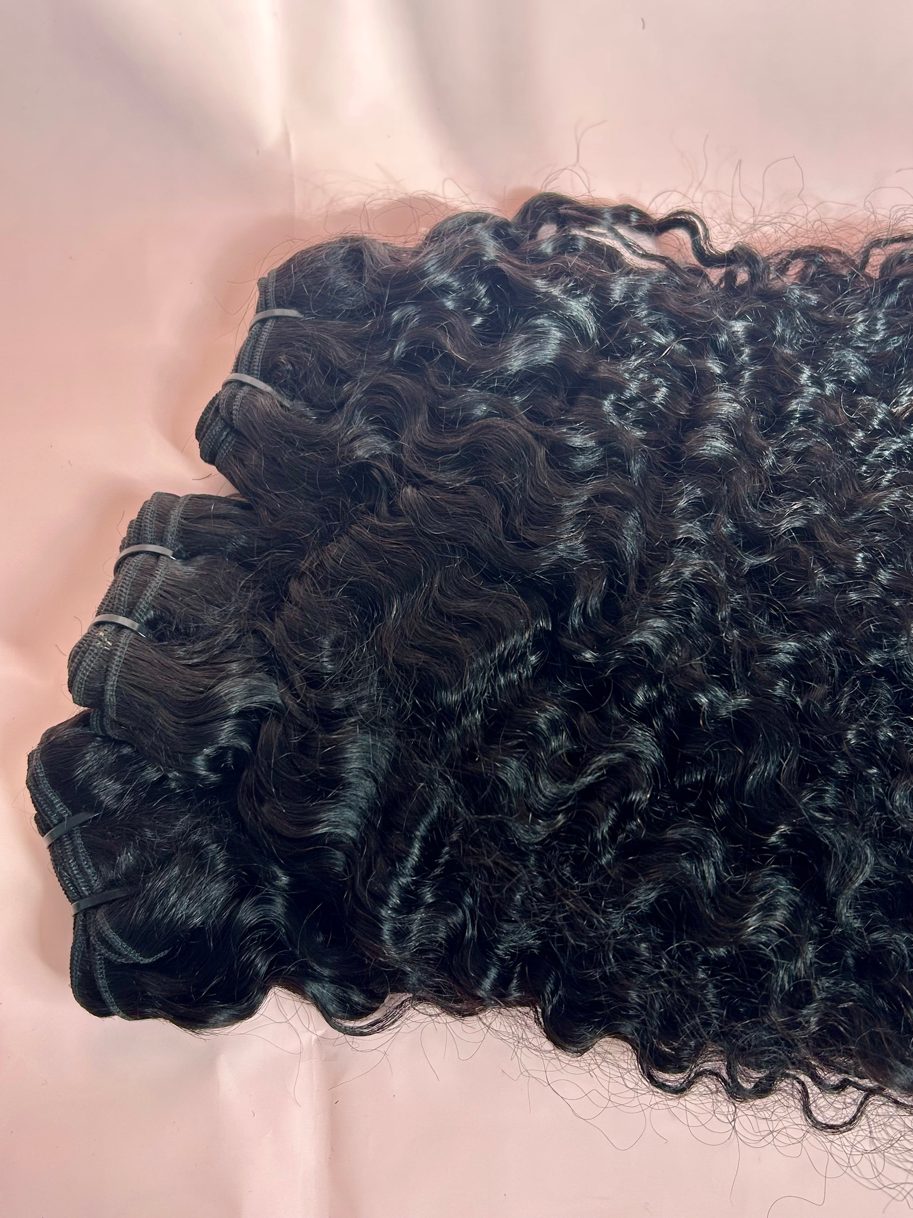 Burmese human hair bundles